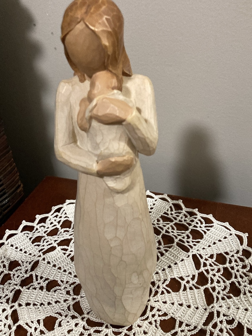 Willow Tree Mother & Child Figurine — Cream and Tan